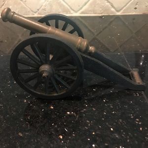 1950’s Cast Iron & Brass Cannon